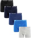 Björn Borg Boxershorts Cotton Stretch 5-pack Blauw Grijs 10004234-MP002