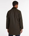 Barbour Northumbria Wax Jacket Green Model / Achterkant