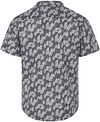 Desoto Camicia casual a maniche corte Lido grigia Product / Achterkant