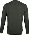 KnowledgeCotton Apparel Field Trui Donkergroen Product / Achterkant