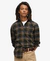 Superdry Overhemd Ruit Groen Model / Voorkant