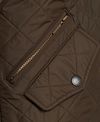 Barbour Quilted Jas Powell Olijf Product / Detail