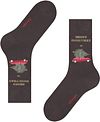 Burlington Chaussettes Merry X-Mas Marron Product / Detail