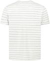 No-Excess T-shirt Pin Stripe bianca Product / Achterkant