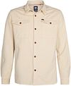 Petrol Camisa Beige M-3050-SIL427-1108 
