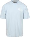 Scotch And Soda Slub Broderi T-shirt Blått 180351-420