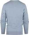 Steppin' Out Pullover Cotton Cashmere V-Ausschnitt Sky Blue Product / Achterkant
