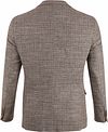 Suitable Prestige Blazer Tollegno in misto lana marrone Product / Achterkant