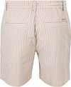 Vanguard Relaxed Short Rayé Beige Product / Achterkant