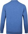 William Lockie V-Neck Lambswool Light Blue
