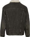 Levi's Sherpa Jacke Denim Anthrazit Product / Achterkant