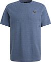 PME Legend T-skjorte Two Tone Texture Bijou Blue