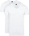 Køb Suitable Vita T-shirt V-udskæring Hvid 2-pakke 120-2 V White Vita | Suitable