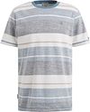 Cast Iron T-shirt Knitted Streep Blauw CTSS2503567-5134 kopen | Suitable