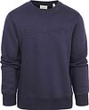 Gant Pullover Embossed Logo Navy kaufen | 2007074-433 | Suitable