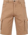 No Excess Cargo Shorts i Linnetyg Beige 198190304-043