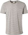 No Excess T-Shirt Streifen Melange Off-White 19350221SN-011 kaufen | Suitable