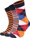 Passande Orange Strumpor 3-Pack Orange Sock 3-pack