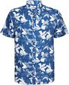 Petrol Short Sleeve Hemd Bloemen Blauw M-1030-SIS435-5081 kopen | Suitable