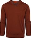 Suitable Pullover V-Hals Merino Brique SPE22305AR11ST-855