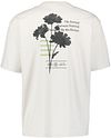 T-shirt No Excess Heavy z nadrukiem na plecach w kolorze złamanej bieli Product / Achterkant