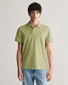 Gant Shield Piqué Polo Shirt Light Green Model / Voorkant