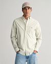 Gant College Hemd Stripe Hellgrün Model / Voorkant
