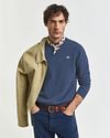 Gant Pullover Melange Blue Model / Voorkant