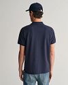Gant Shield Pikétröja Marinblå Model / Voorkant