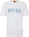 BOSS T-skjorta Bossocean Vit 50515997-100
