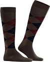 Burlington Edinburgh Kniestrümpfe Wool Braun