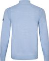 Cavallaro Palio Half Zip Pullover Wool Blend Light Blue Product / Achterkant