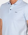 NZA Polo Peter Pastel Blue Model / Detail