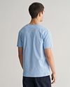 Gant T-shirt Shield Logo Hellblau Model / Voorkant