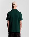 Lyle and Scott Polo Dark Green Model / Achterkant