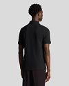 Lyle og Scott Tonal Eagle Polo Svart Model / Achterkant