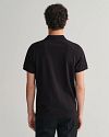 Gant Shield Piqué Poloshirt Schwarz Model / Achterkant