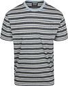 Scotch And Soda T-shirt Stripe Blauw 181305-410