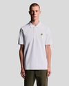 Lyle and Scott Poloshirt Weiß  Model / Voorkant