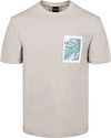 BOSS T-shirt Szary 50561853-070