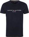 Køb Tommy Hilfiger Logo T-shirt Mørkeblå MW0MW11465-403 | Suitable