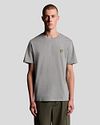 Lyle and Scott T Shirt Grey Model / Voorkant