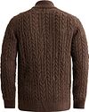 Vanguard Sweter Half Zip Wol Blend Moonscape