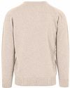 William Lockie V-Ausschnitt Pullover Lammwolle Linen
