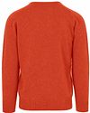William Lockie V-Ausschnitt Pullover Lammwolle Ember