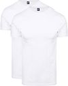 Alan Red T-shirt Biały 6695/2P/01 Oakville White 2-pack