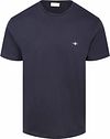 Gant T-skjorte Shield Small Logo Marineblå