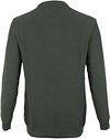 Sweter KnowledgeCotton Apparel Field w kolorze ciemnozielonym Product / Achterkant
