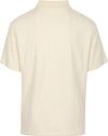 Koszulka polo Scotch & Soda o strukturalnym splocie w kolorze ecru Product / Achterkant