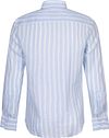 Cavallaro Trenso Shirt Linen Stripes Light Blue Product / Achterkant